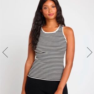 Splendid striped sweater tank